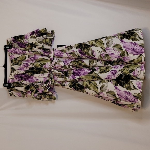 𝅺gabby Skye Floral Off The Shoulder Fit and Flare Dress - Picture 11 of 14